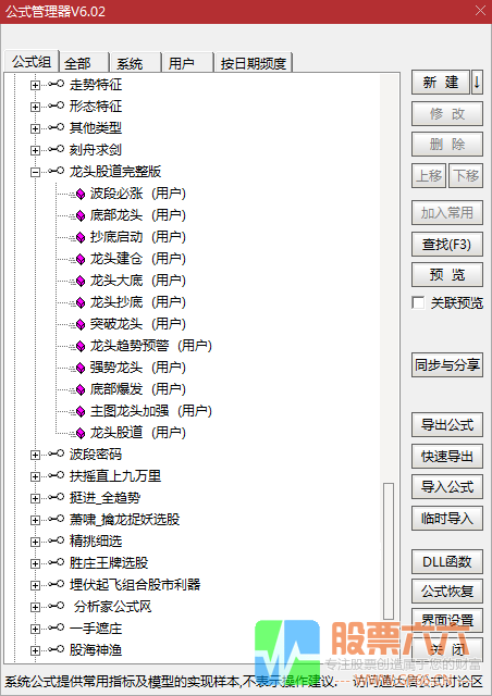 某宝卖6980元龙头股道全套指标 通达信 源码