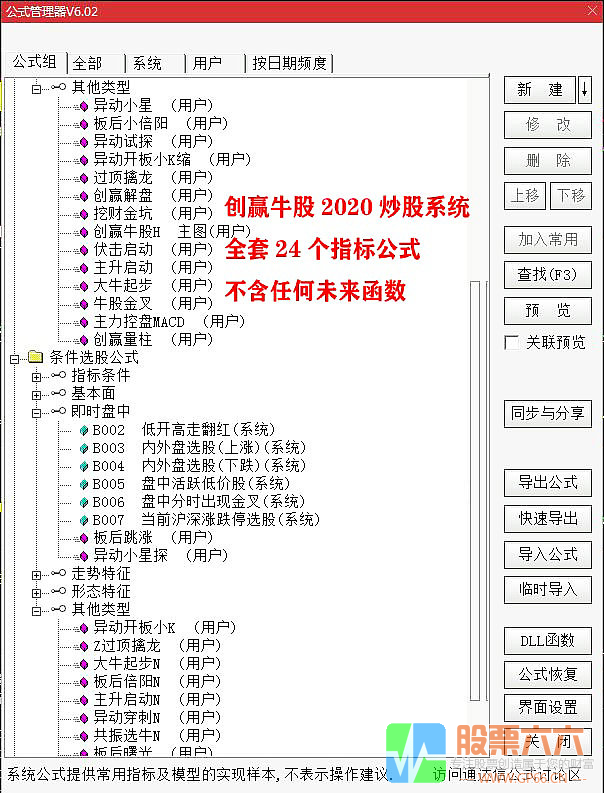 创赢牛股2020炒股系统股票指标