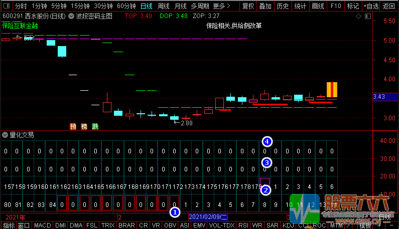  2021版四套猎杀涨停板驿站指标（量化交易+波段密码+盘前预报+净空）