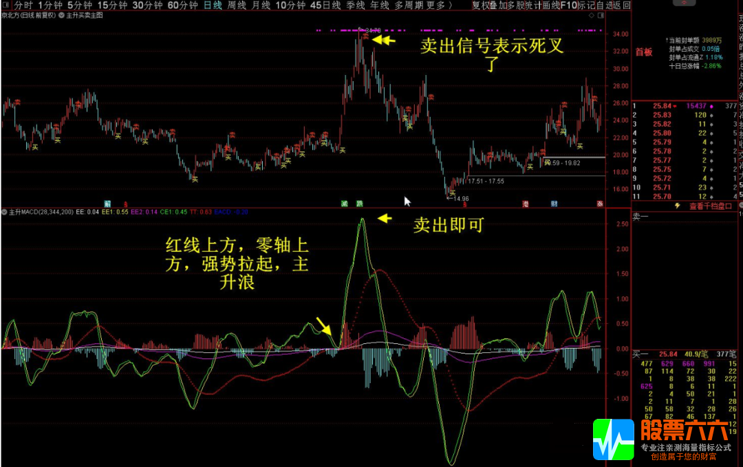 黄金海边主升MACD主副图 优先经典的MACD 源码 分享！！！