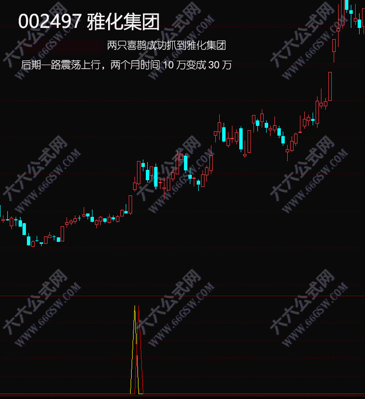 通达信《两只喜鹊》擒牛抓主升浪副图选指标 手机电脑通用指标