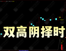 通达信【双高阴择时】主副选指标 高位阴线博弈反抽短线尾盘策略 手机电脑通用