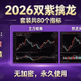 新版【2026双紫擒龙】紫紫红黄/主力吸筹/抓龙头/跟主力等等全套共80个无加密无限制指标
